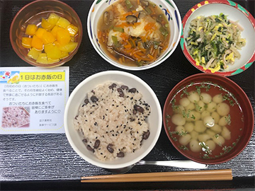 お朔日赤飯